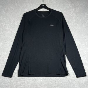 Patagonia Shirt Capilene 2 Lightweight Baselayer Men's LARGE Black Gorpcore